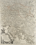 CANTELLI DA VIGNOLLA, GIACOMO: MAP OF STYRIA, CARNIOLA AND CARINTHIA 